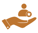Icon representing the client prioritization in legal services - Forbes Legal Group